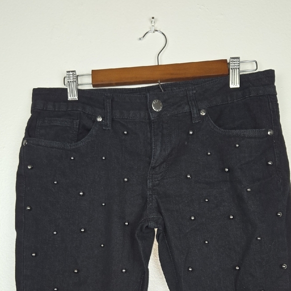 V.I.P Black Studded Women's Jeans - Picture 4 of 10